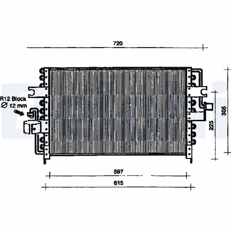 Handler.Part Dryer, air conditioning DELPHI TSP0175038 1