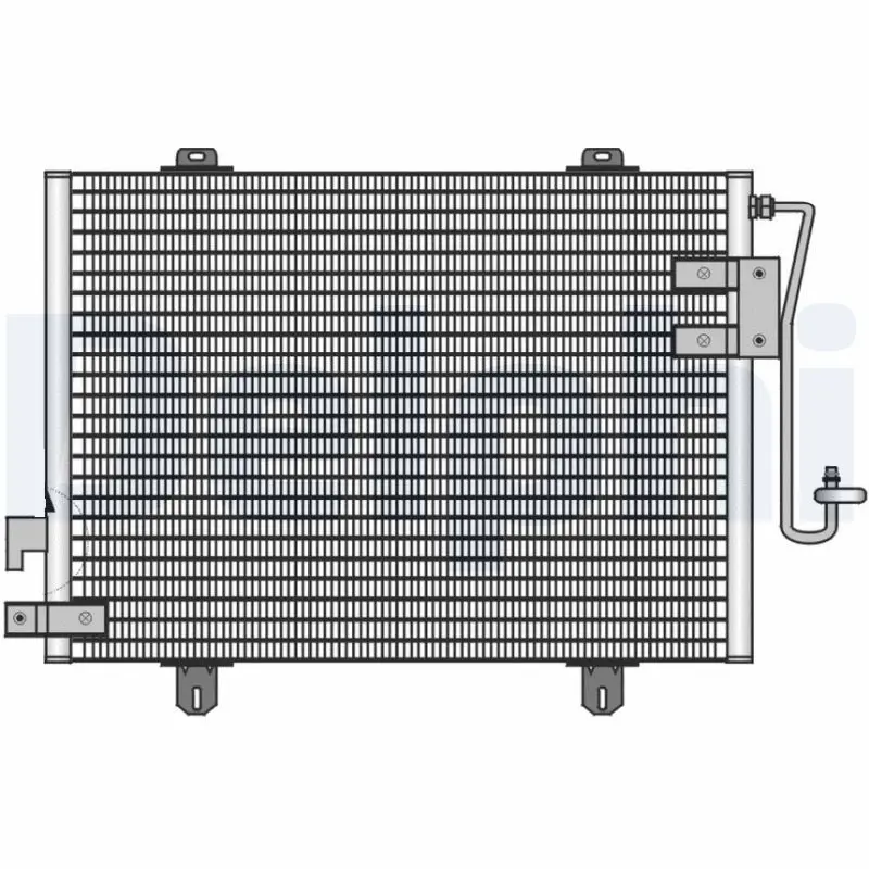 Handler.Part Condenser, air conditioning DELPHI TSP0225131 1