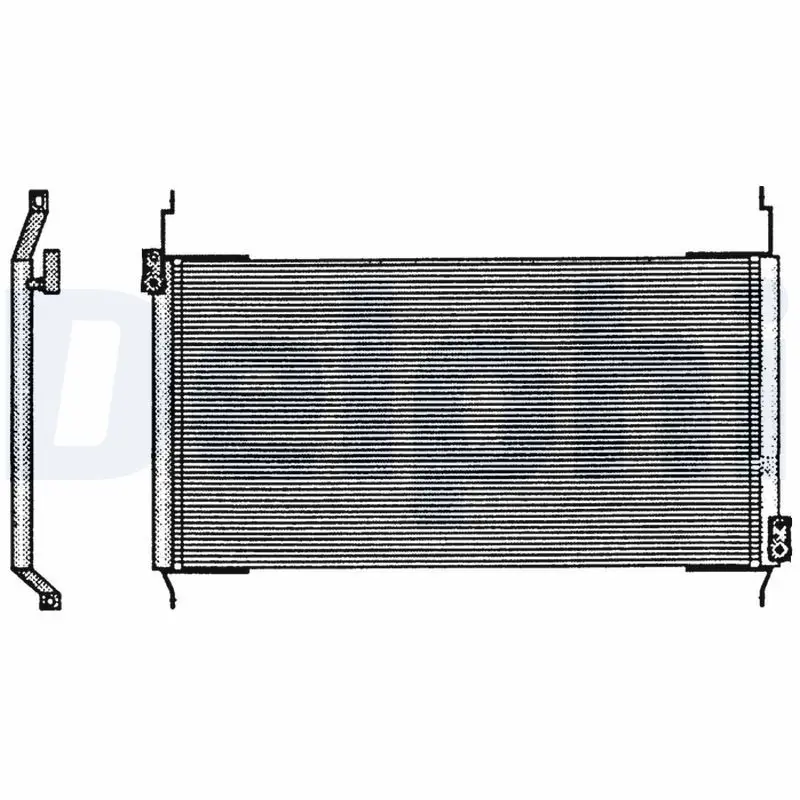 Handler.Part Condenser, air conditioning DELPHI TSP0225160 1