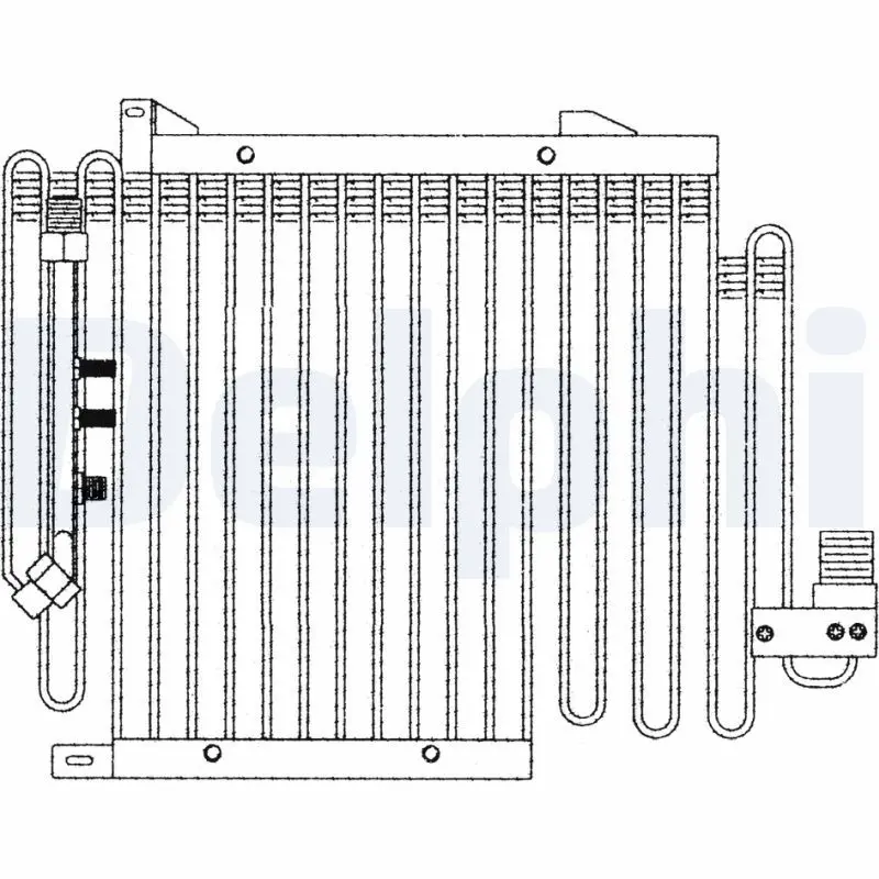 Handler.Part Condenser, air conditioning DELPHI TSP0225170 1