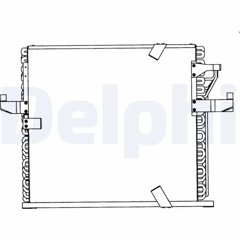 Handler.Part Condenser, air conditioning DELPHI TSP0225186 1