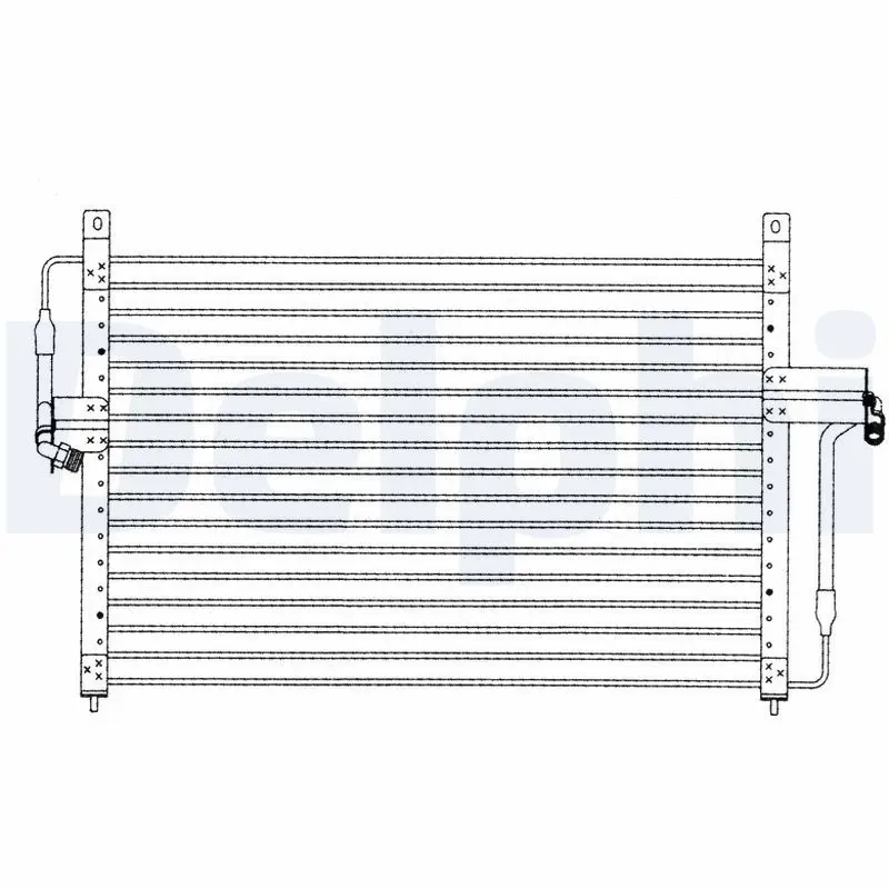 Handler.Part Condenser, air conditioning DELPHI TSP0225197 1