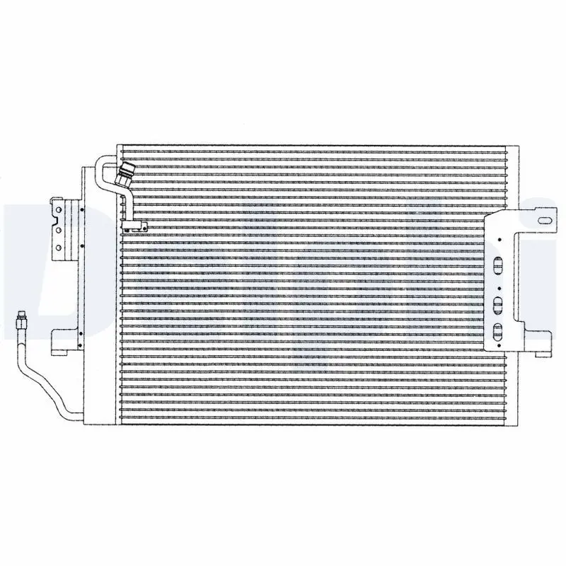 Handler.Part Condenser, air conditioning DELPHI TSP0225210 1