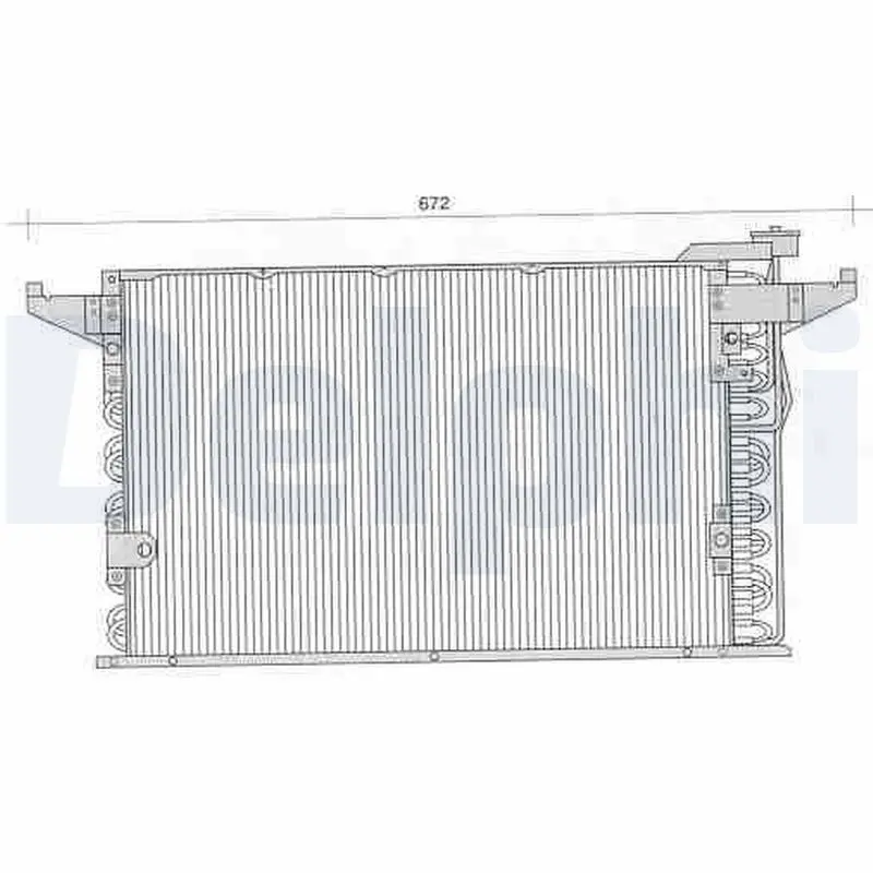 Handler.Part Condenser, air conditioning DELPHI TSP0225235 1