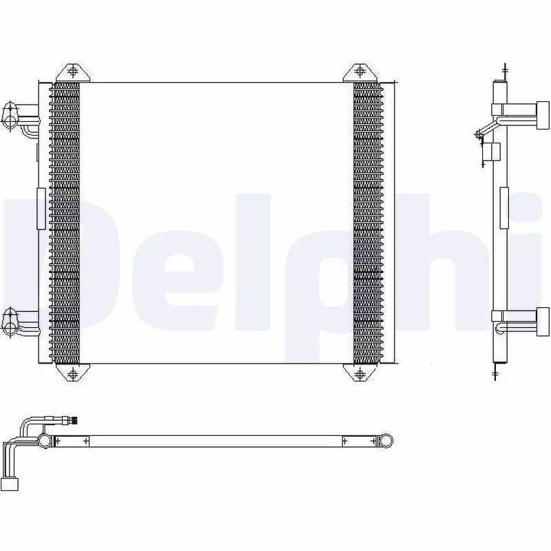 Handler.Part Condenser, air conditioning DELPHI TSP0225407 1