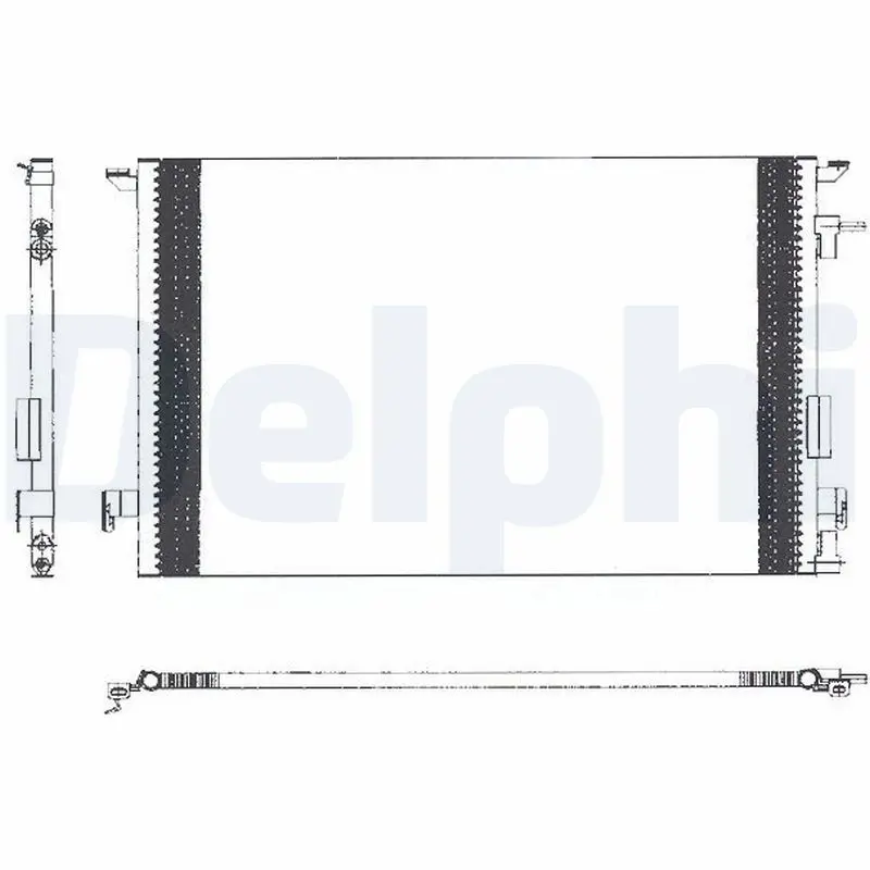 Handler.Part Condenser, air conditioning DELPHI TSP0225463 1