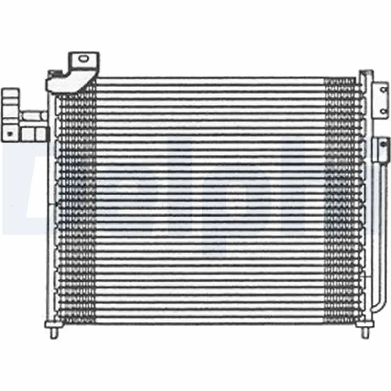 Handler.Part Condenser, air conditioning DELPHI TSP0225475 1