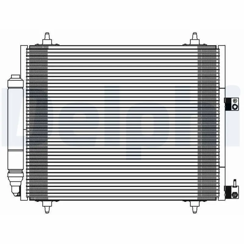 Handler.Part Condenser, air conditioning DELPHI TSP0225595 1