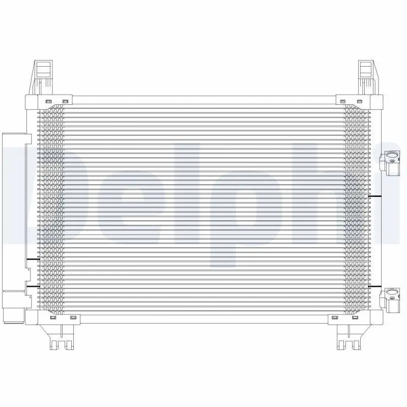 Handler.Part Condenser, air conditioning DELPHI TSP0225625 1