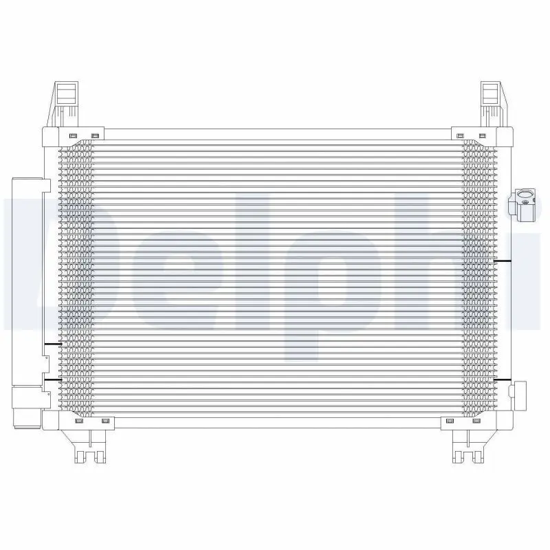 Handler.Part Condenser, air conditioning DELPHI TSP0225626 1