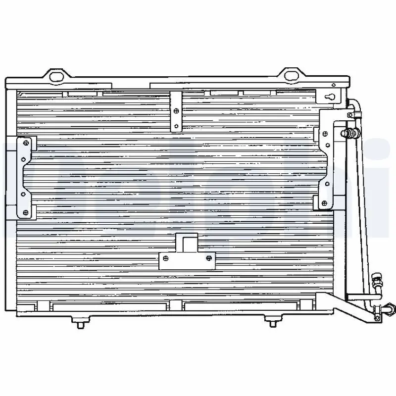 Handler.Part Condenser, air conditioning DELPHI TSP0225193 1