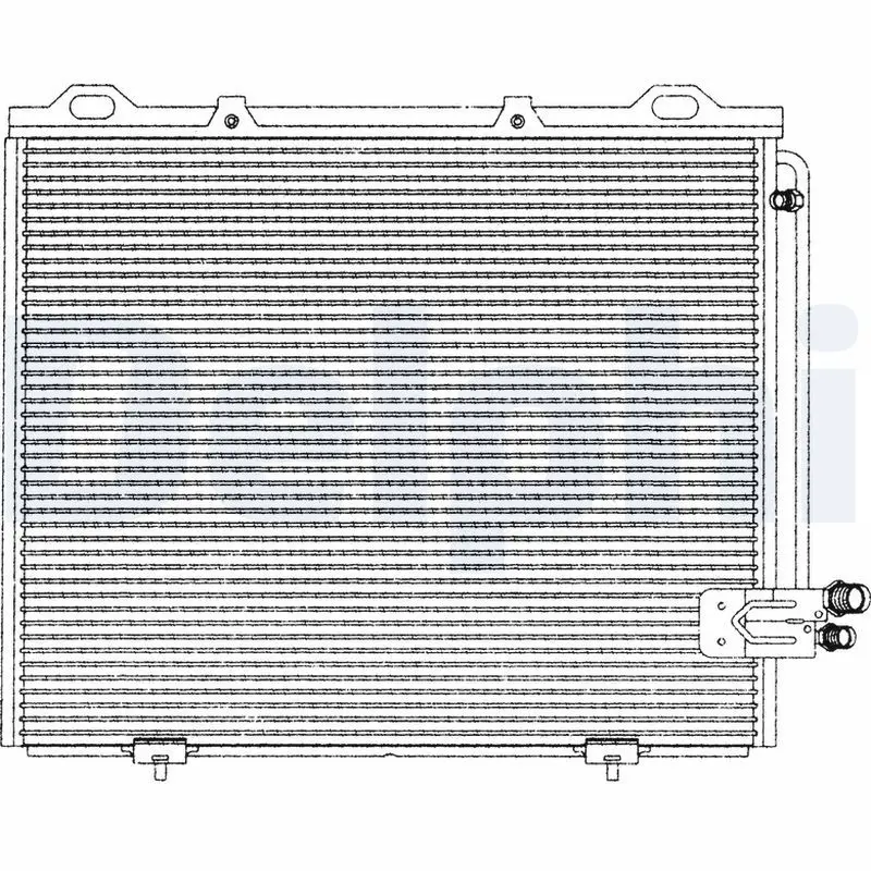 Handler.Part Condenser, air conditioning DELPHI TSP0225194 1