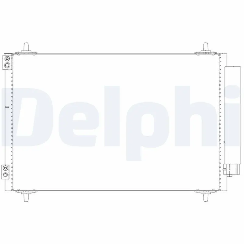 Handler.Part Condenser, air conditioning DELPHI TSP0225677 1