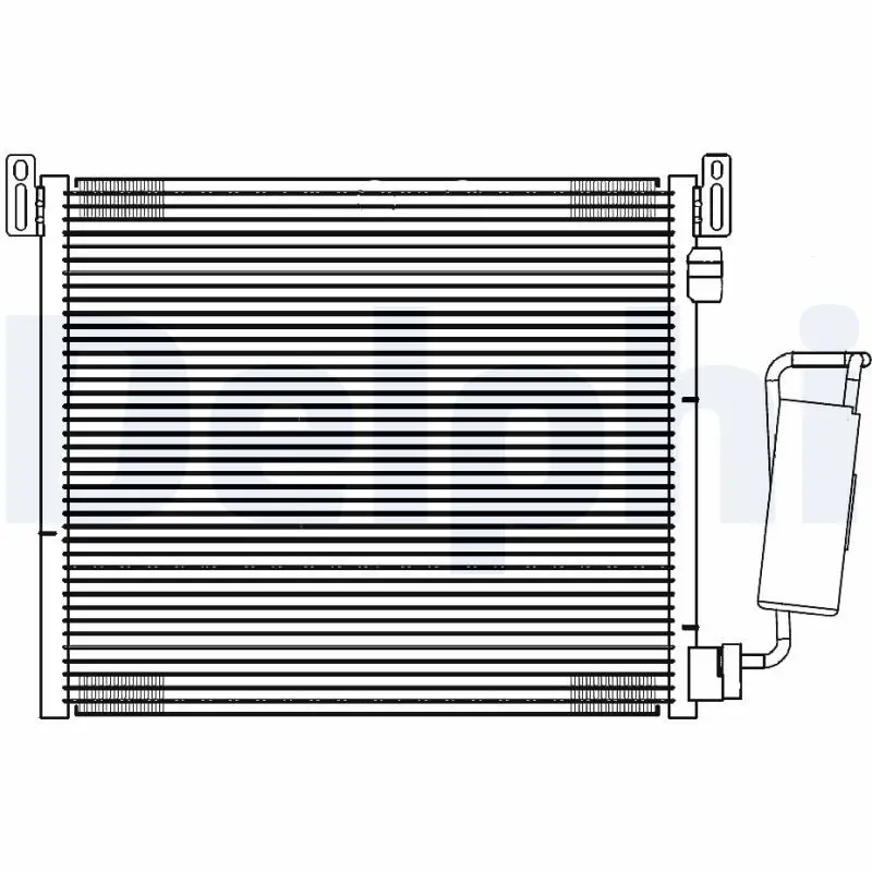 Handler.Part Condenser, air conditioning DELPHI TSP0225688 1