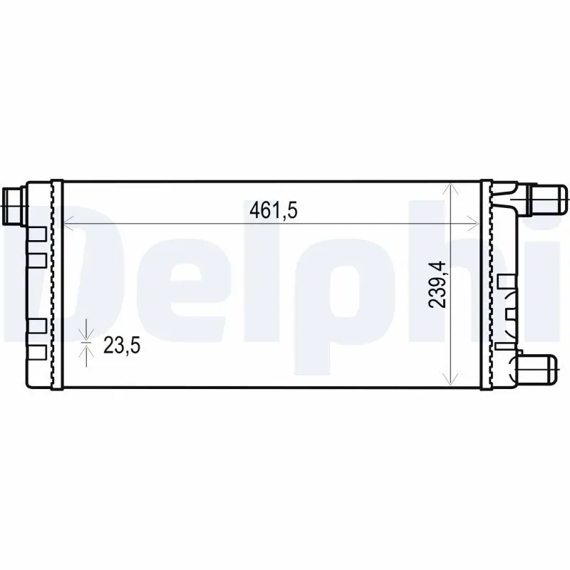 Handler.Part Radiator, engine cooling DELPHI TSP0524015 1