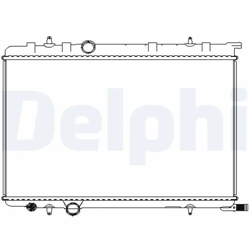 Handler.Part Radiator, engine cooling DELPHI TSP0524054 1