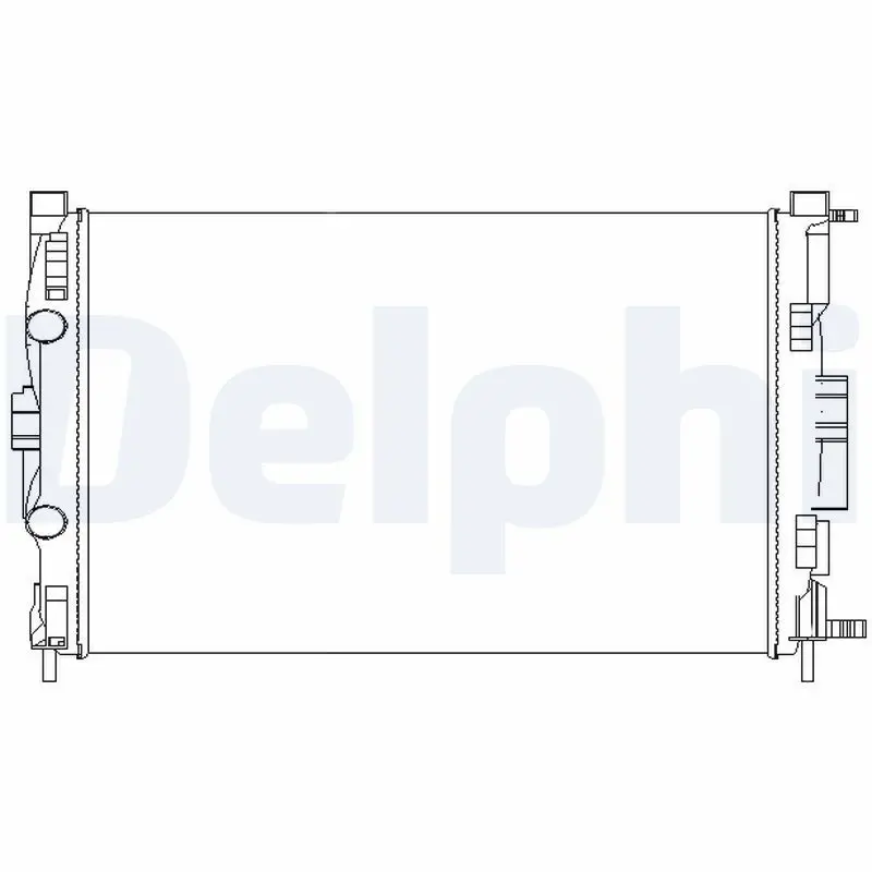 Handler.Part Radiator, engine cooling DELPHI TSP0524056 1