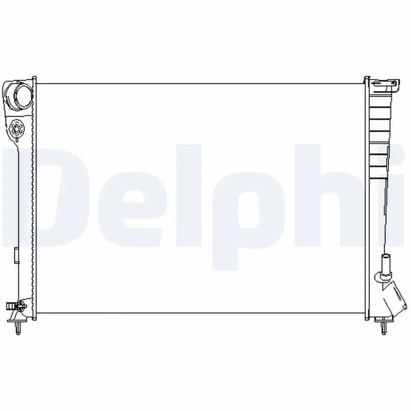 Handler.Part Radiator, engine cooling DELPHI TSP0524066 1