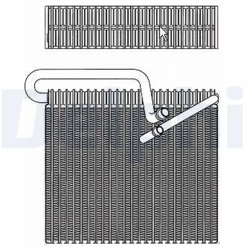 Handler.Part Evaporator, air conditioning DELPHI TSP0525148 1