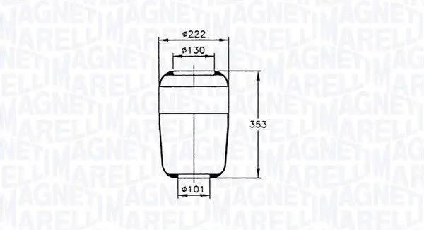 Handler.Part Boot, air suspension Magneti Marelli 030607020020 1