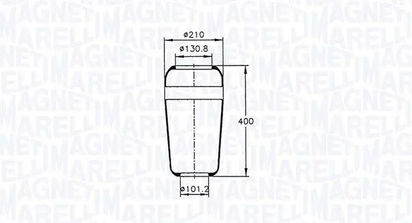 Handler.Part Boot, air suspension Magneti Marelli 030607020021 1