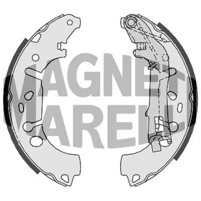 Handler.Part Brake shoe Magneti Marelli 360219196370 1