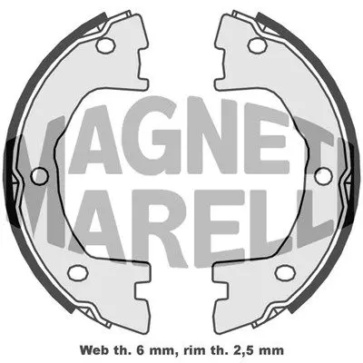 Handler.Part Brake shoe Magneti Marelli 360219198302 1