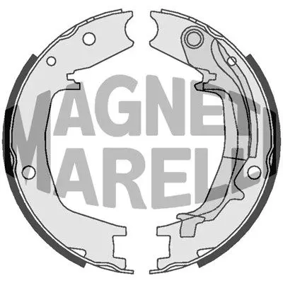 Handler.Part Brake shoe Magneti Marelli 360219198334 1