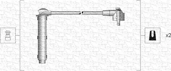 Handler.Part Ignition cable kit Magneti Marelli 941318111127 1