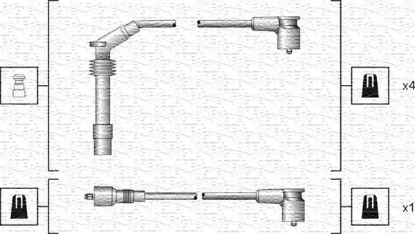 Handler.Part Ignition cable kit Magneti Marelli 941318111140 1