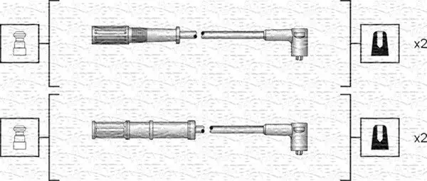 Handler.Part Ignition cable kit Magneti Marelli 941318111161 1