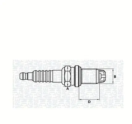 Handler.Part Spark plug Magneti Marelli 062000772304 1