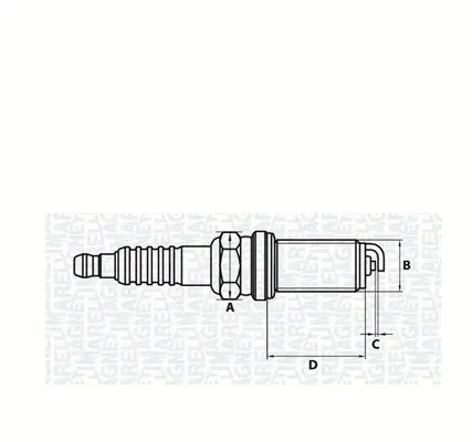 Handler.Part Spark plug Magneti Marelli 062000777304 1