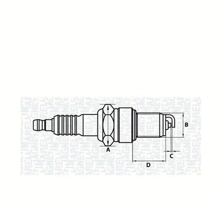 Handler.Part Spark plug Magneti Marelli 062000773304 1