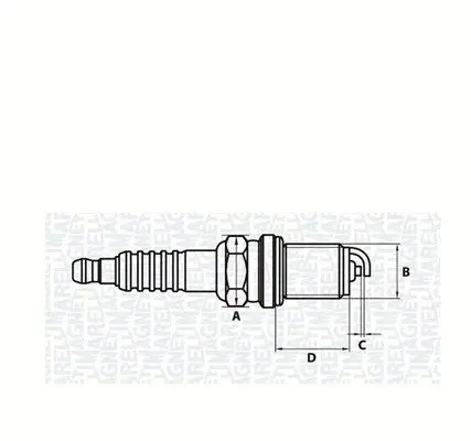 Handler.Part Spark plug Magneti Marelli 062000780304 1