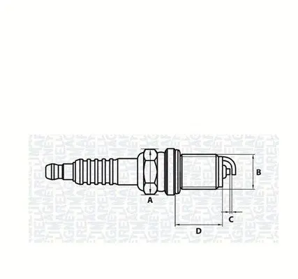 Handler.Part Spark plug Magneti Marelli 062000781304 1