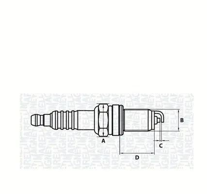 Handler.Part Spark plug Magneti Marelli 062000768304 1