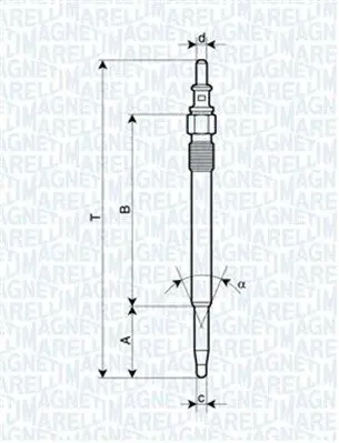 Handler.Part Glow plug Magneti Marelli 062900052304 1