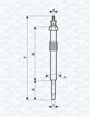 Handler.Part Glow plug Magneti Marelli 062900049304 1