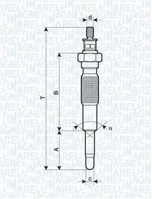 Handler.Part Glow plug Magneti Marelli 062900063304 1