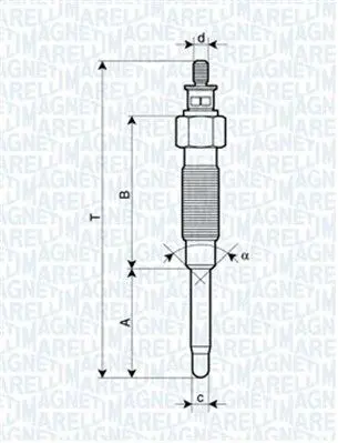 Handler.Part Glow plug Magneti Marelli 062900069304 1