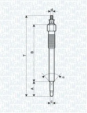 Handler.Part Glow plug Magneti Marelli 062900075304 1