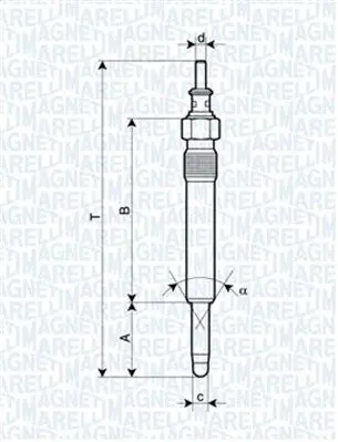 Handler.Part Glow plug Magneti Marelli 062900004304 1