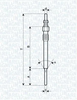 Handler.Part Glow plug Magneti Marelli 062900090304 1