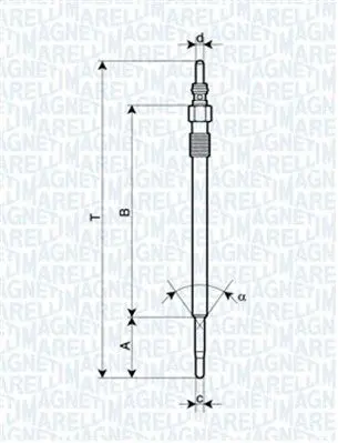 Handler.Part Glow plug Magneti Marelli 062900030304 1