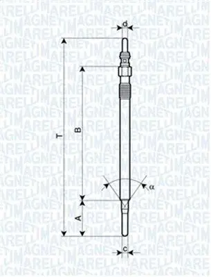 Handler.Part Glow plug Magneti Marelli 062900062304 1