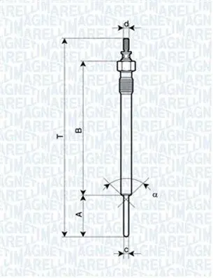 Handler.Part Glow plug Magneti Marelli 062900066304 1