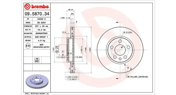 Handler.Part Brake disc Magneti Marelli 360406022100 1