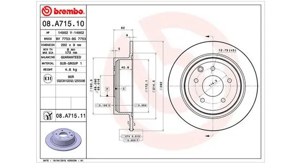 Handler.Part Brake disc Magneti Marelli 360406091500 1