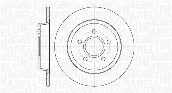 Handler.Part Brake disc Magneti Marelli 361302040109 1